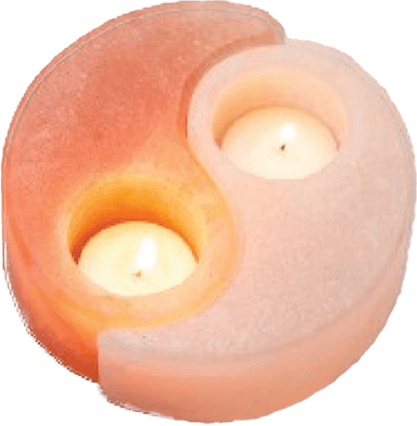 Salt Candle Holder